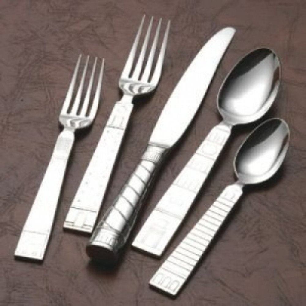 New Authentic Sasaki Sienna Frost 5 pc placesetting